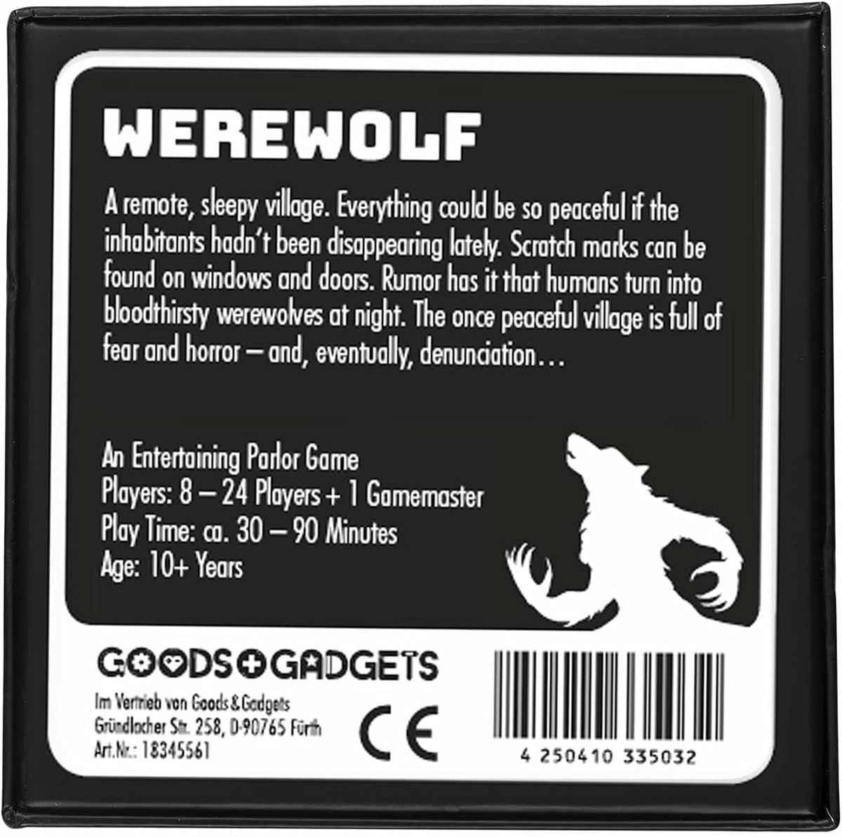 Werwolf Deluxe Edition - Gesellschaftsspiel für große Gruppen