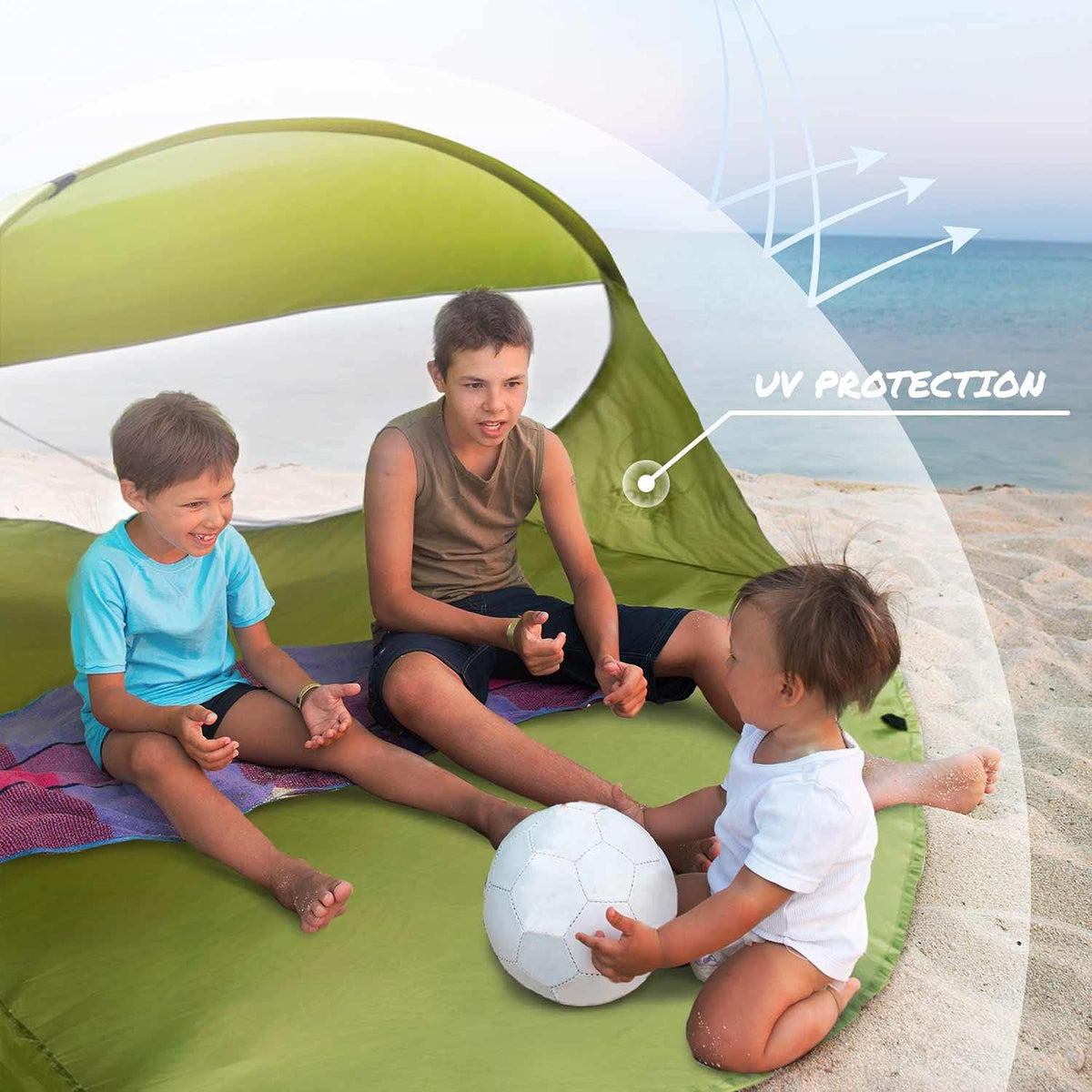 Canyon Cruise Pop-up Strandmuschel #Farbe_Pink