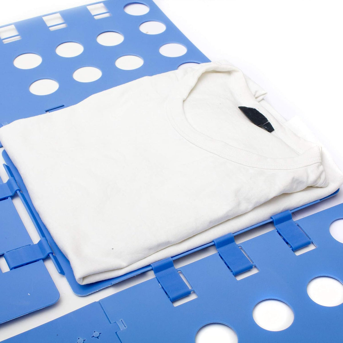 Flip&Fold Wäschefaltbrett - Profi Falthilfe für T-Shirts & Hemden #Variante_Blau