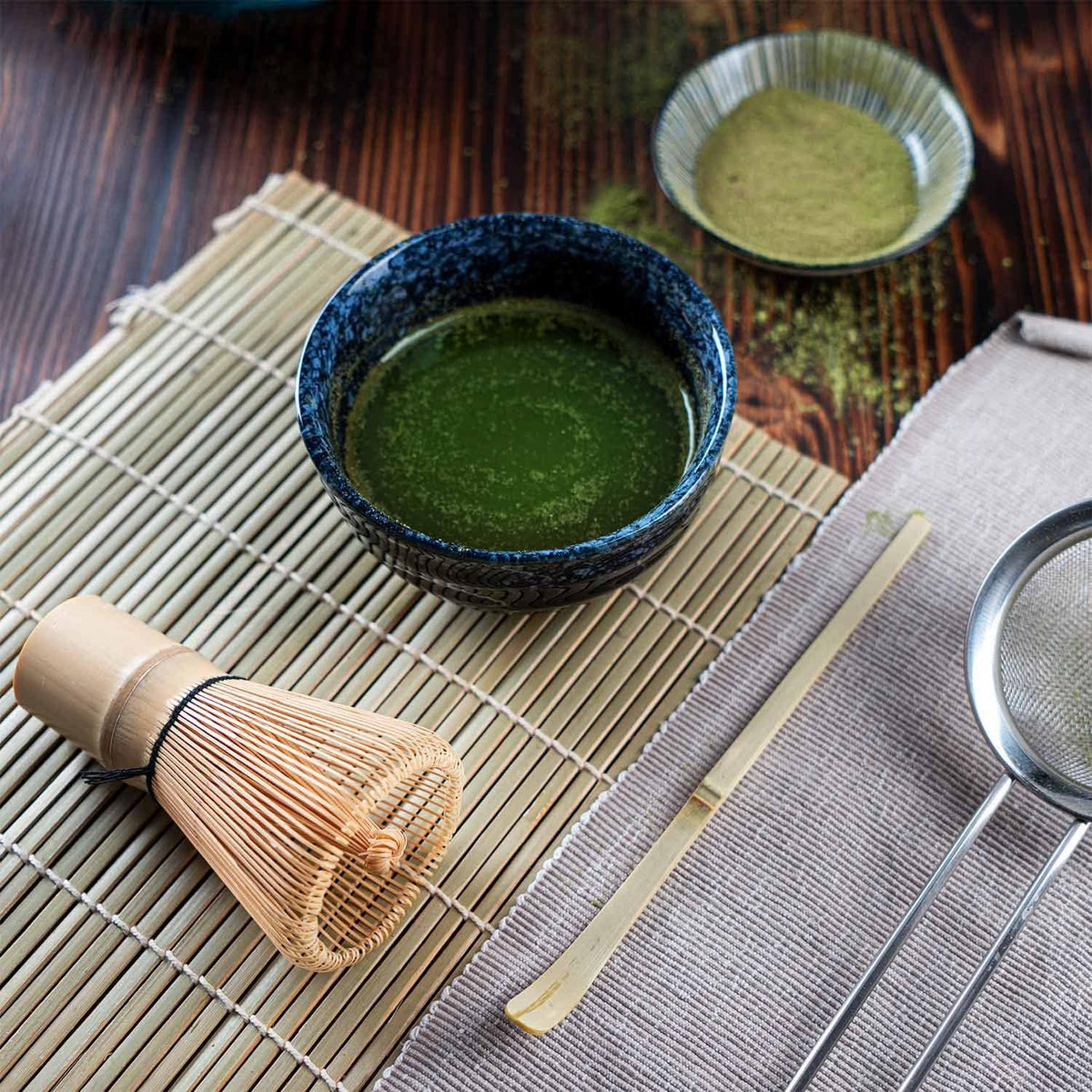 Luxus Matcha Tee-Set Deluxe - Traditionelles Teezeremonie-Set #Variante_Schüssel