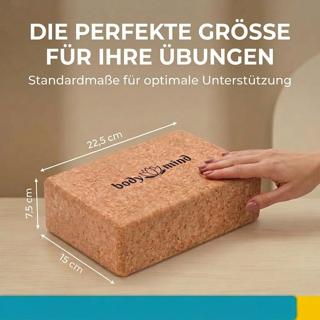 Yoga-Block aus Kork – Detailansicht 5