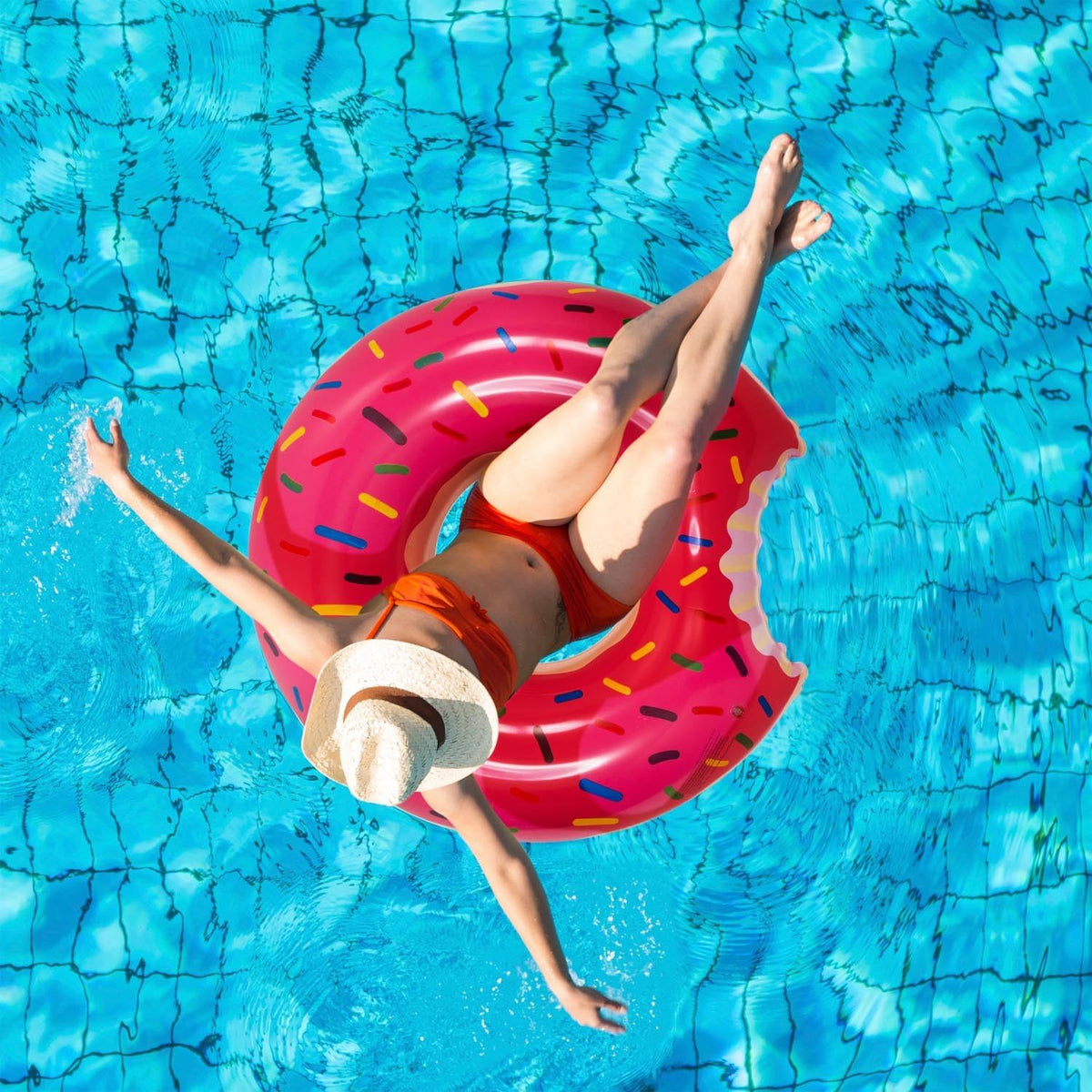 Donut-Schwimmring Pink (120cm) #Variante_Pink (120cm)
