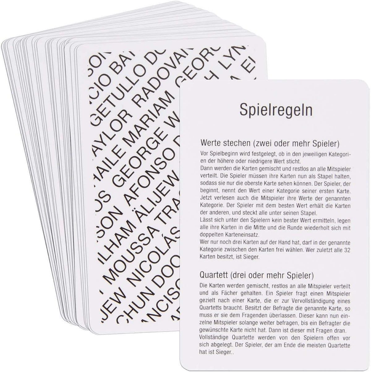 Diktatoren Quartett – Witziges Tyrannen Kartenspiel für Erwachsene #Variante_Red Edition