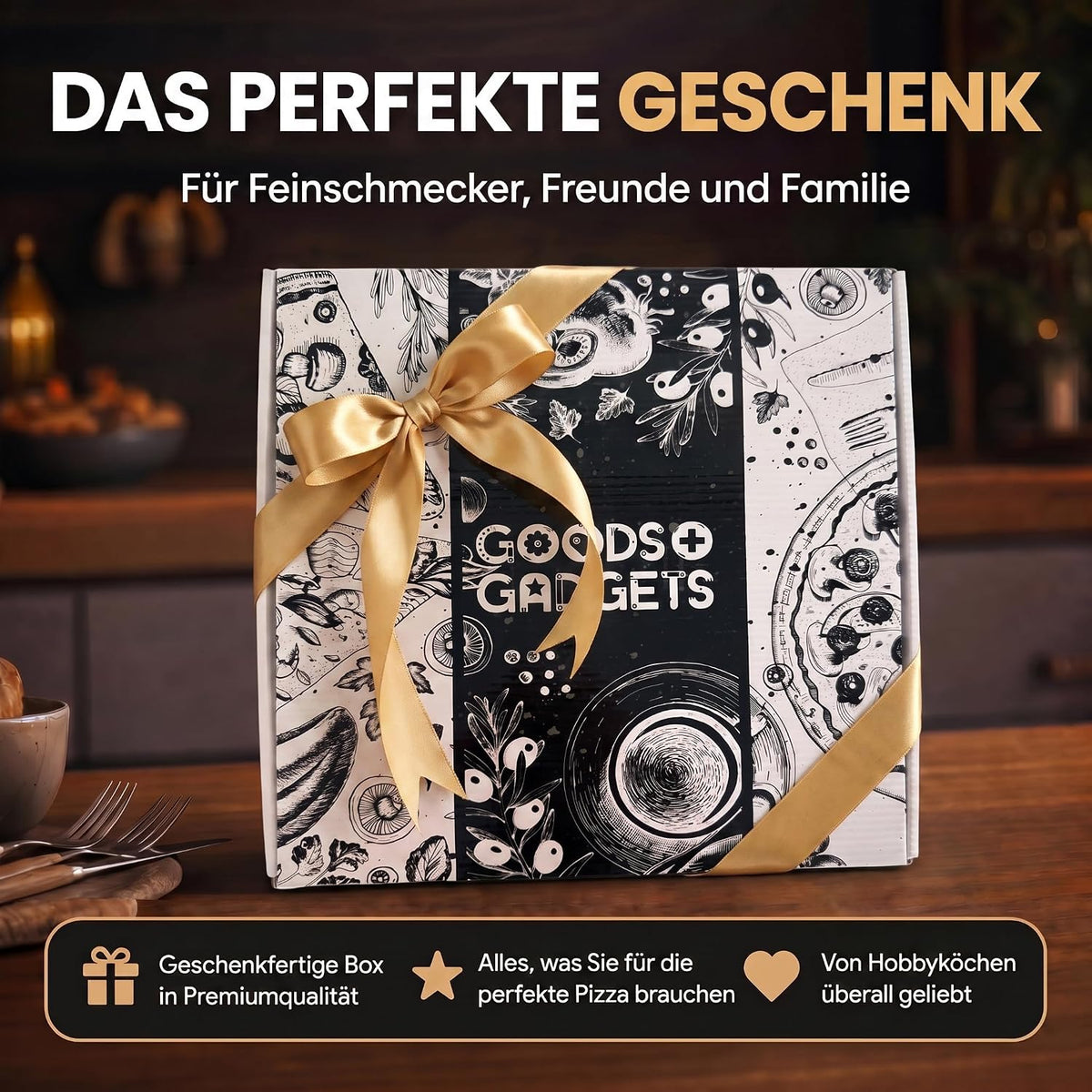 Pizzastein für Backofen & Gasgrill #Variante_Eckig