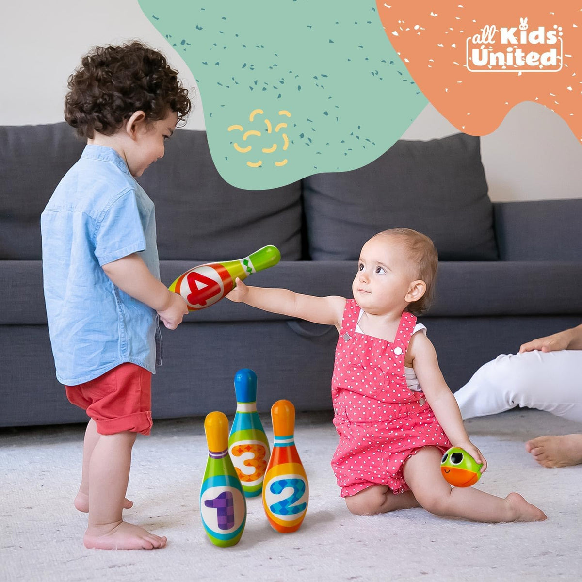 Bowling-Set Kinder 10er Set – Bild 5 #Variante_10er Set