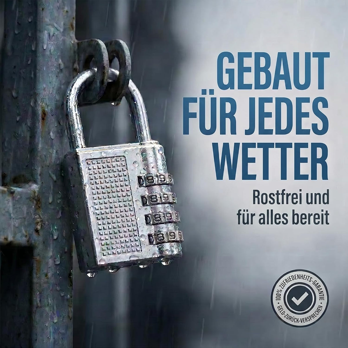 Zahlenschloss Vorhängeschloss mit 4-stelligem Code - Robust & Sicher #Anzahl_2
