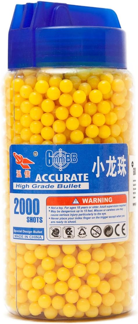Softair Munition 6mm 0.12g – 2000 BB-Kugeln mit Speedloader #Variante_Einzel