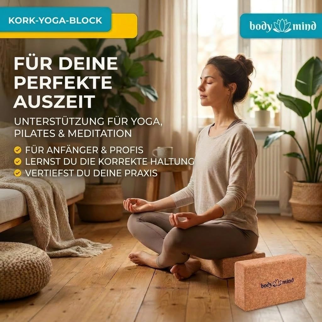 Yoga-Block aus Kork – Detailansicht 3
