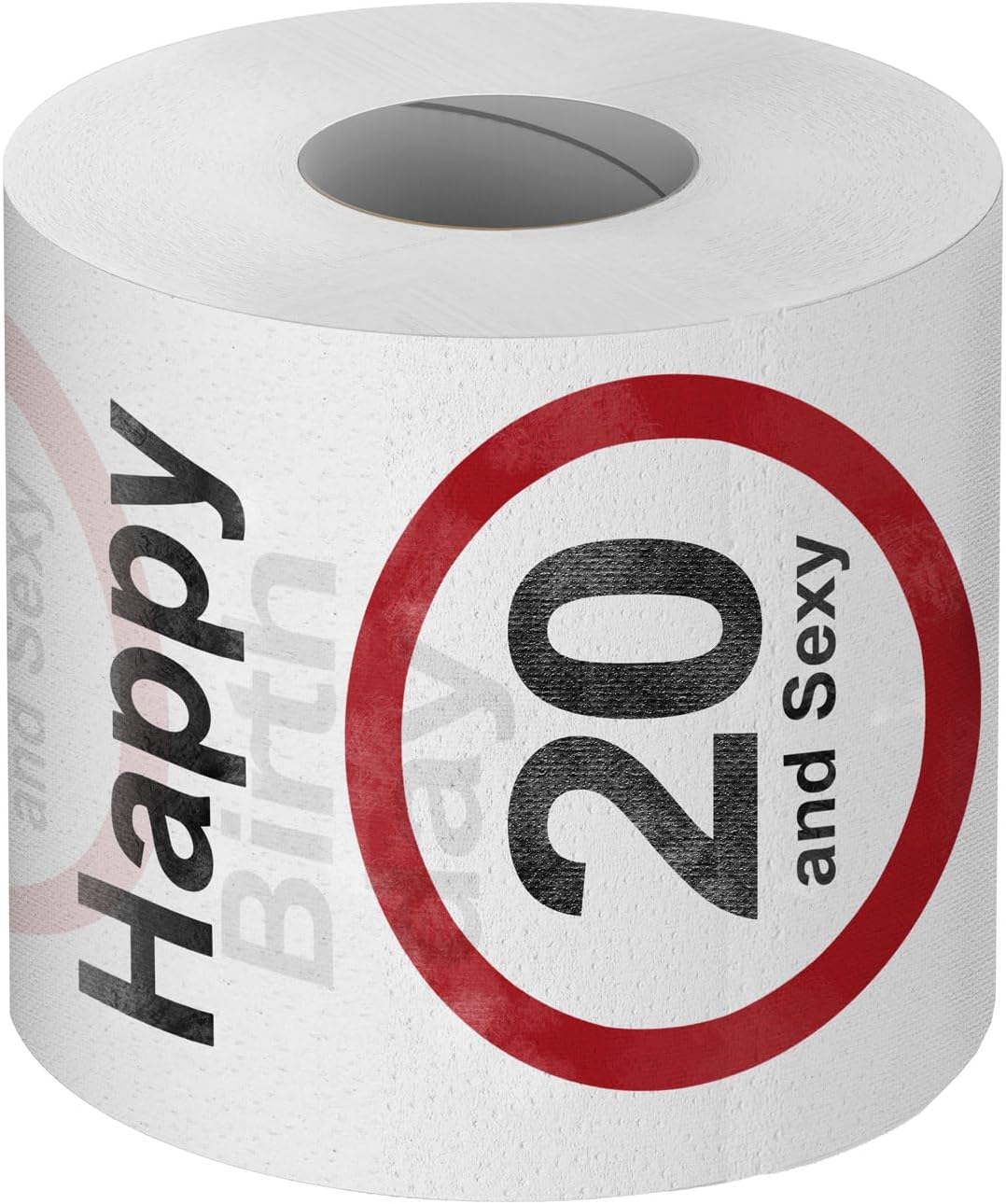 Lustiges Toilettenpapier zum 20. Geburtstag - Witziges Geschenk
