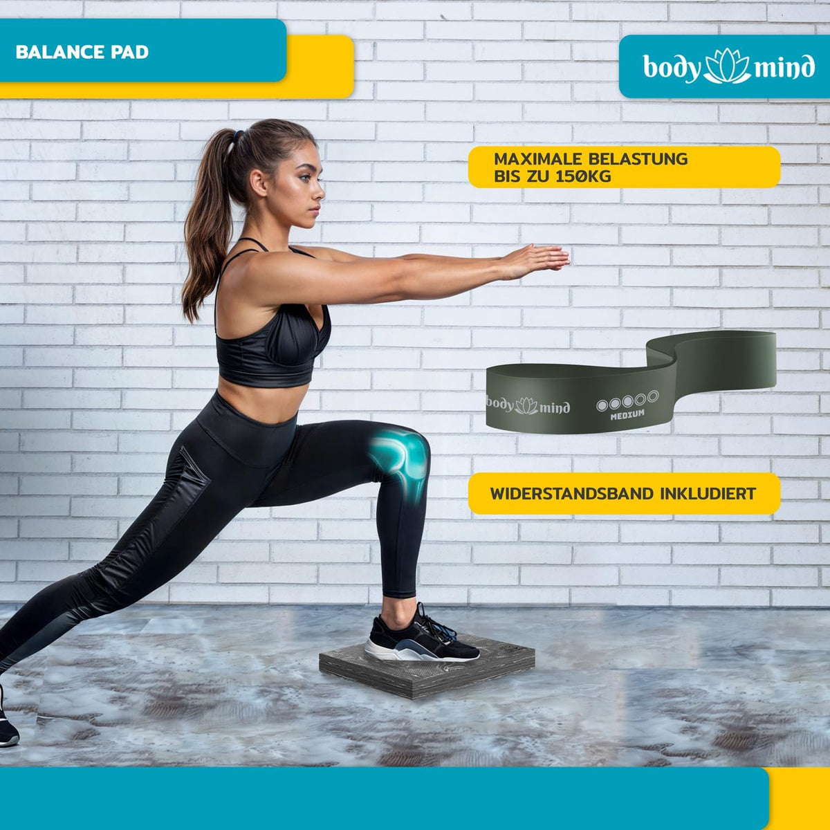 Balance-Pad Grau – Detail 6 #Farbe_Grau