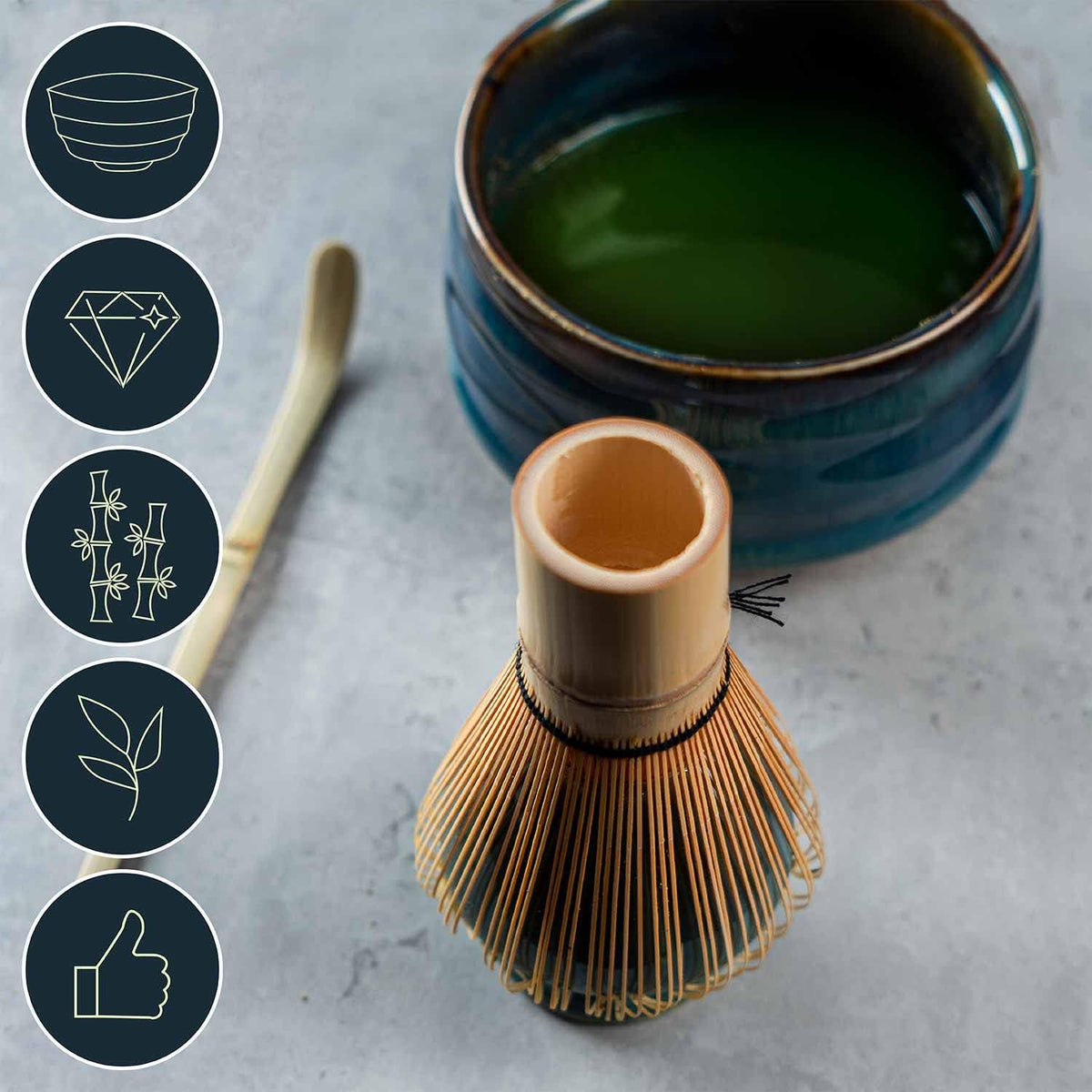 Luxus Matcha Tee-Set Deluxe - Traditionelles Teezeremonie-Set #Variante_Deluxe Set