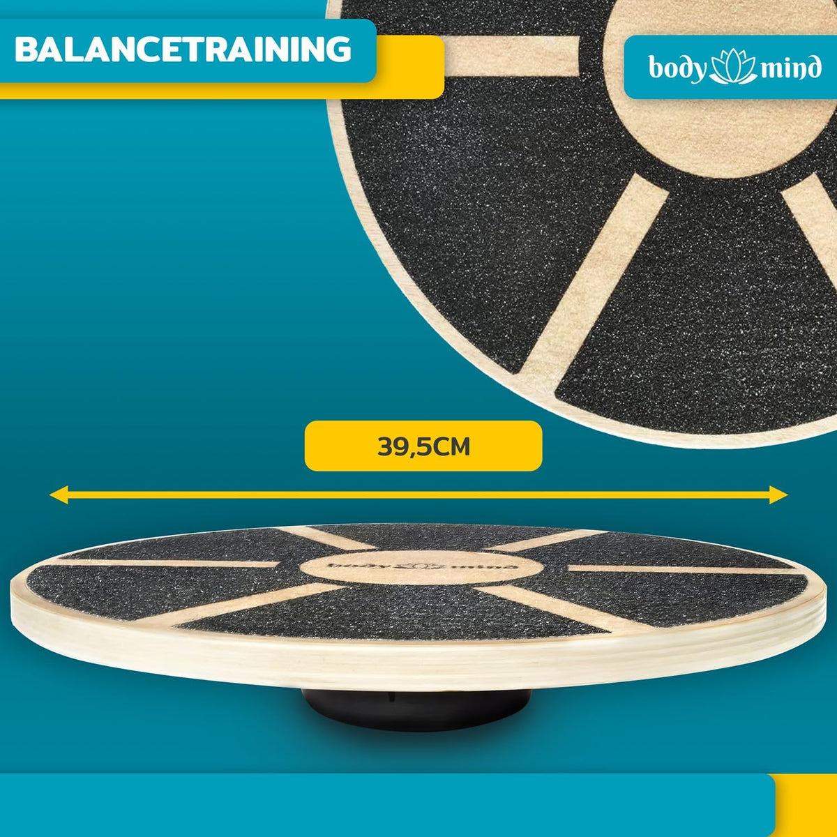 Balance-Board Deluxe – Stabiles Wackelbrett für Core & Fitness #Variante_Elite
