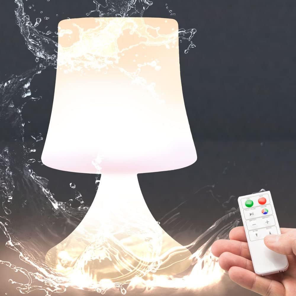 LED Outdoor Lampe mit Akku - Wasserfeste Tisch- & Hängeleuchte #Variante_Tischlampe