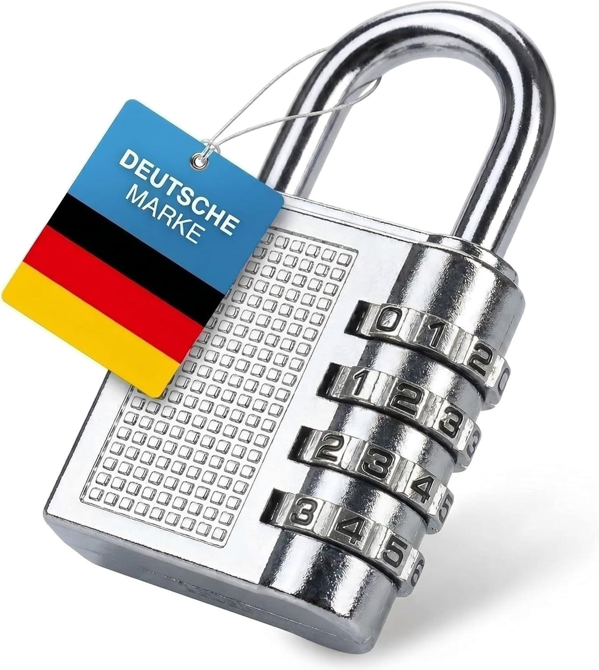 Zahlenschloss Vorhängeschloss mit 4-stelligem Code - Robust & Sicher #Anzahl_1