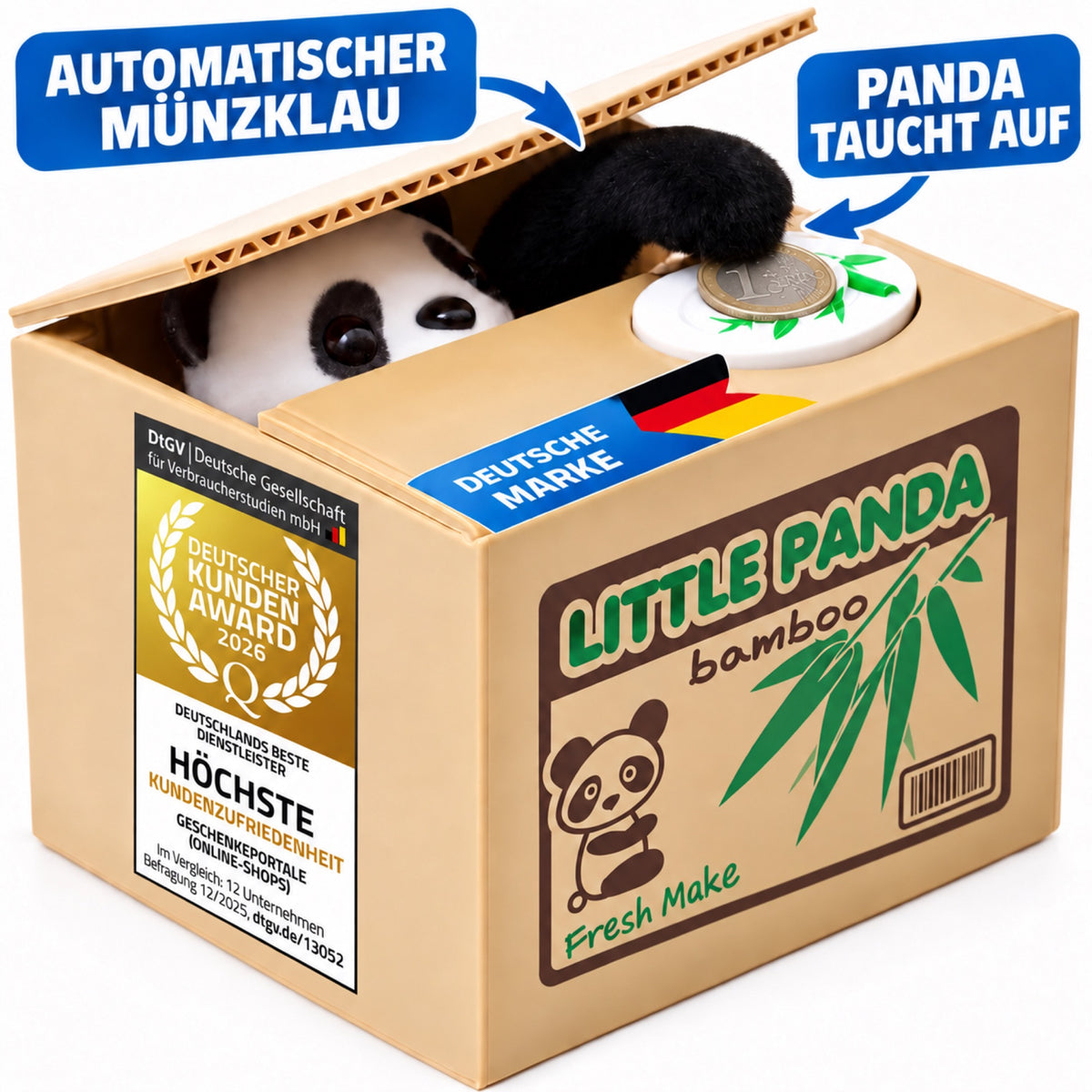 Little Panda Spardose ohne Prüfengel