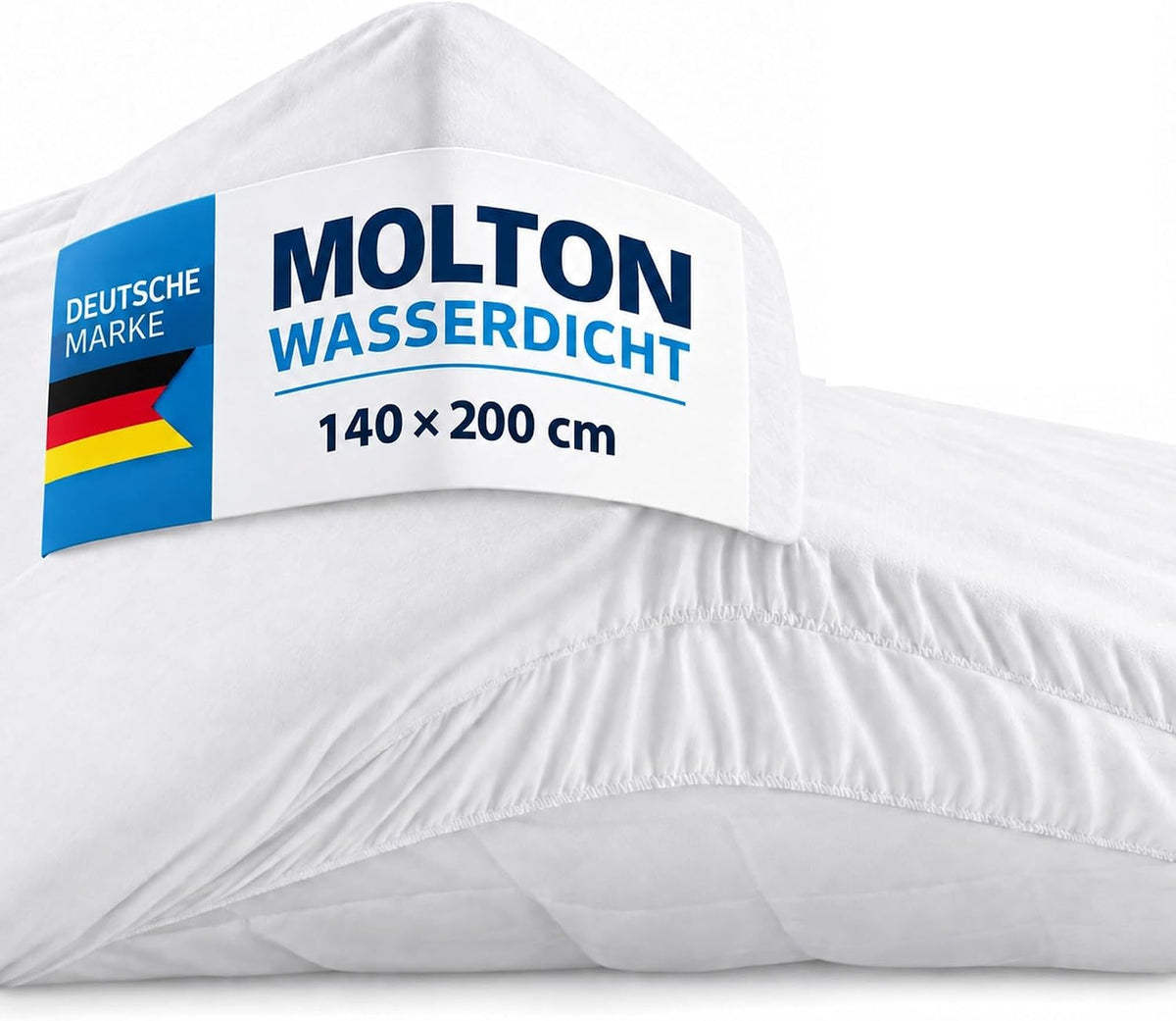 Molton Matratzenschoner 140x200cm - Wasserdichte Betteinlage