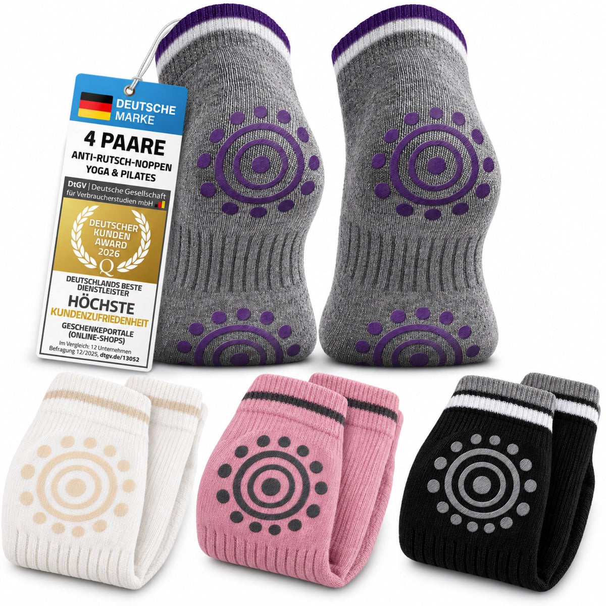 Yoga-Socken 4er Hero #Anzahl_4