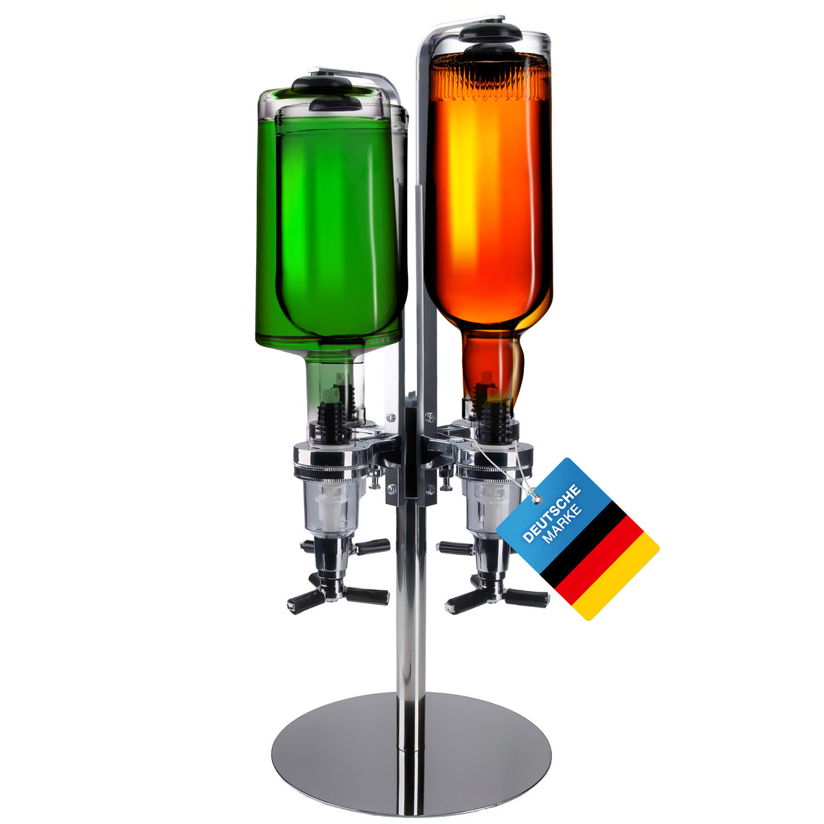 4-fach Wand-Spirituosenspender - Hochwertiger Bar-Butler & Portionierer #Variante_4-fach