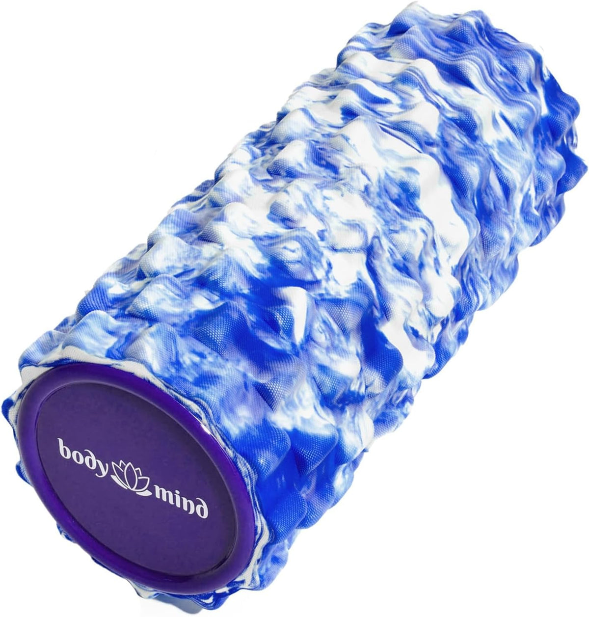 Body & Mind Faszienrolle – Massage-Rolle für Faszientraining #Farbe_Blau-Weiß