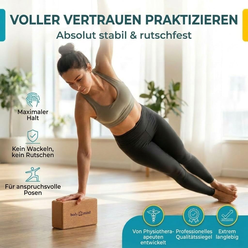 Yoga-Block aus Kork – Detailansicht 1
