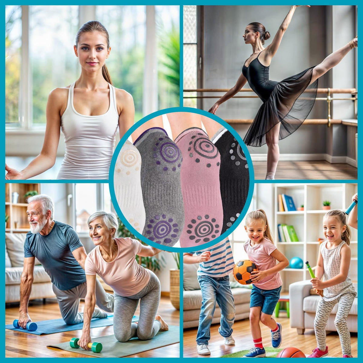 Yoga-Socken Detail 4 #Anzahl_4