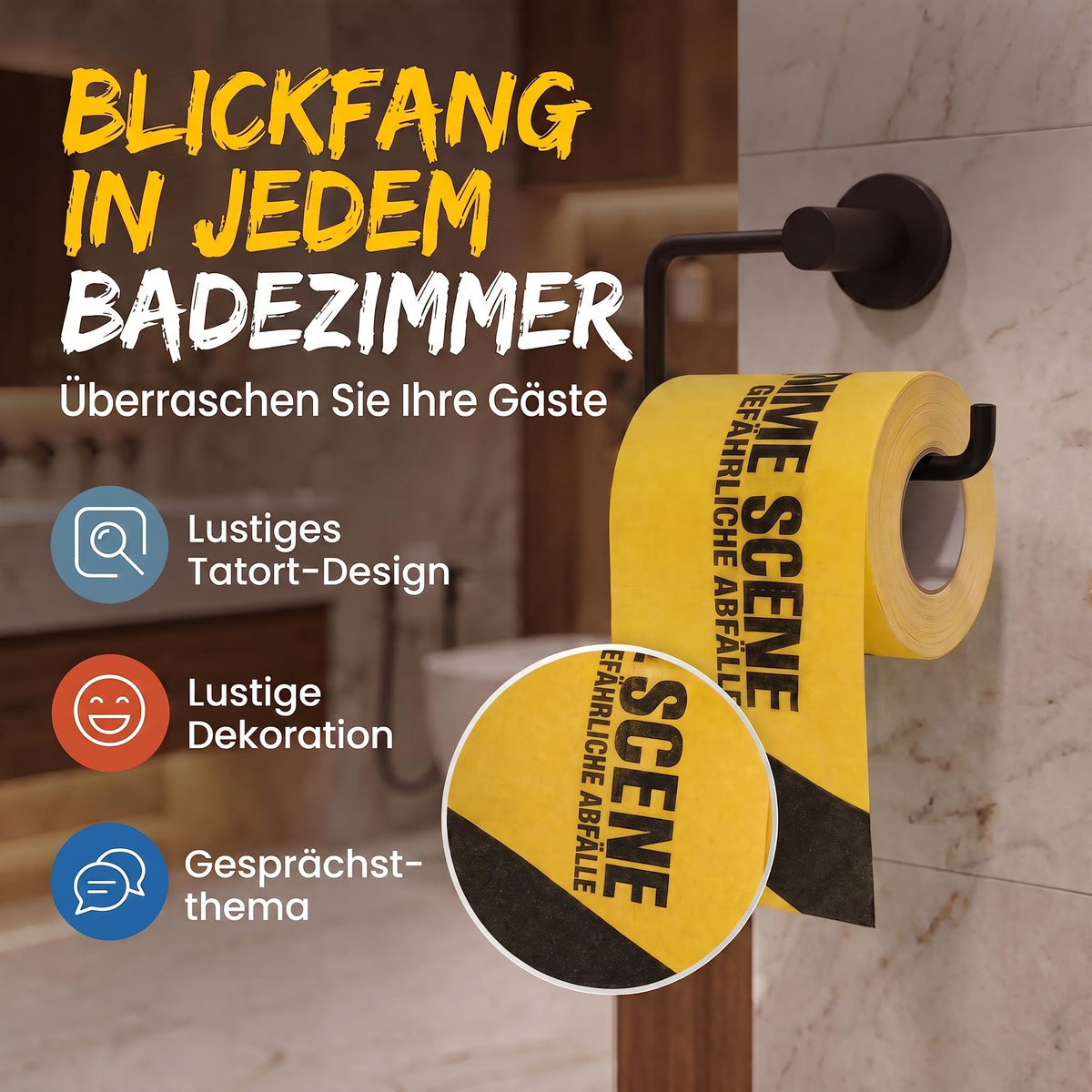 Notfall-Toilettenpapier - Witziges Geschenk & Scherzartikel – PT04