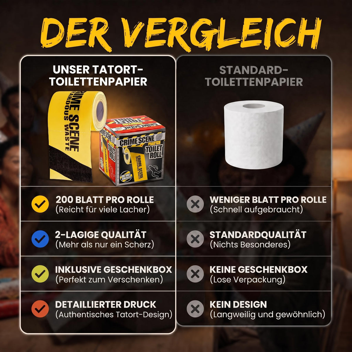 Notfall-Toilettenpapier - Witziges Geschenk & Scherzartikel – PT07