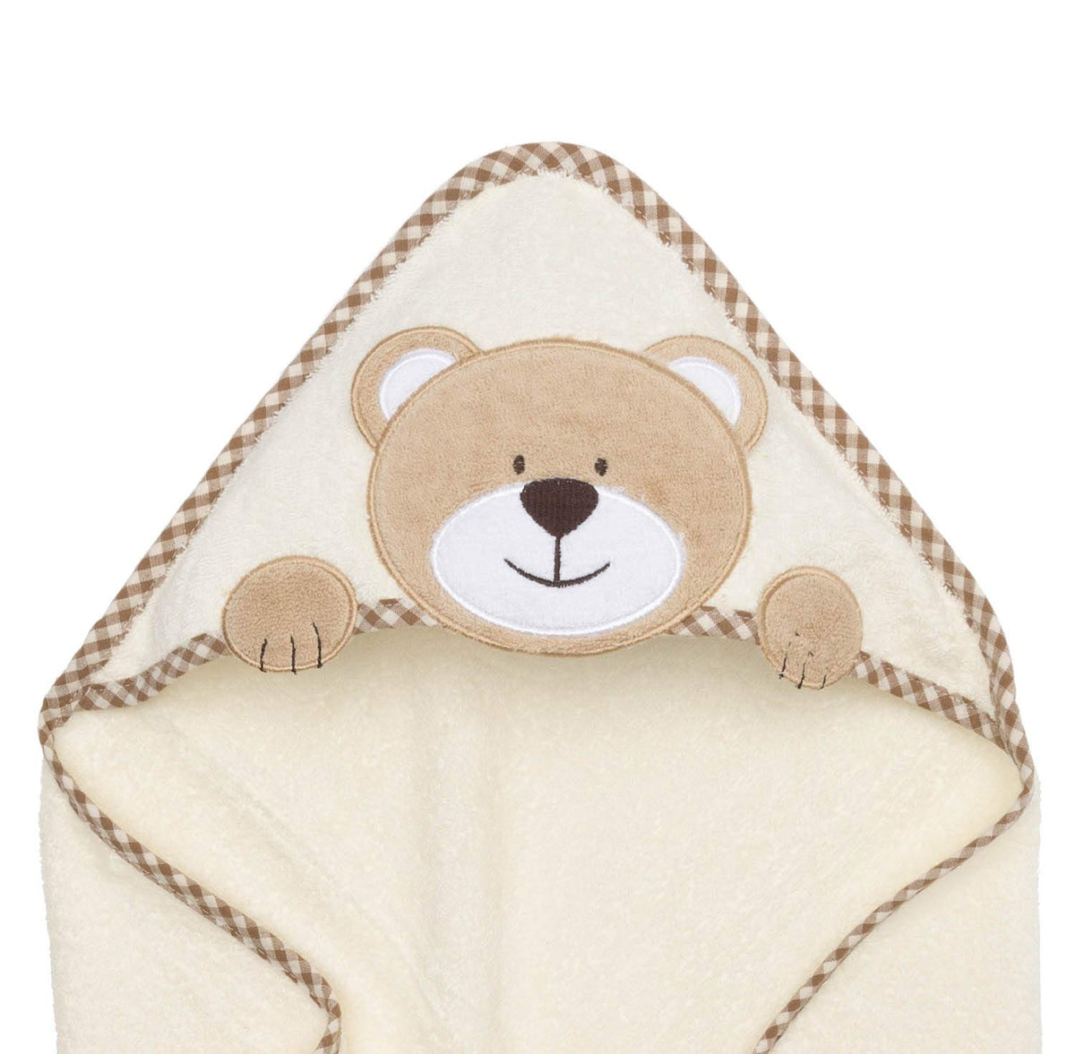 Baby Kapuzenhandtuch Elefant 80x80 cm - Weiches & Saugstarkes Badetuch – PT07