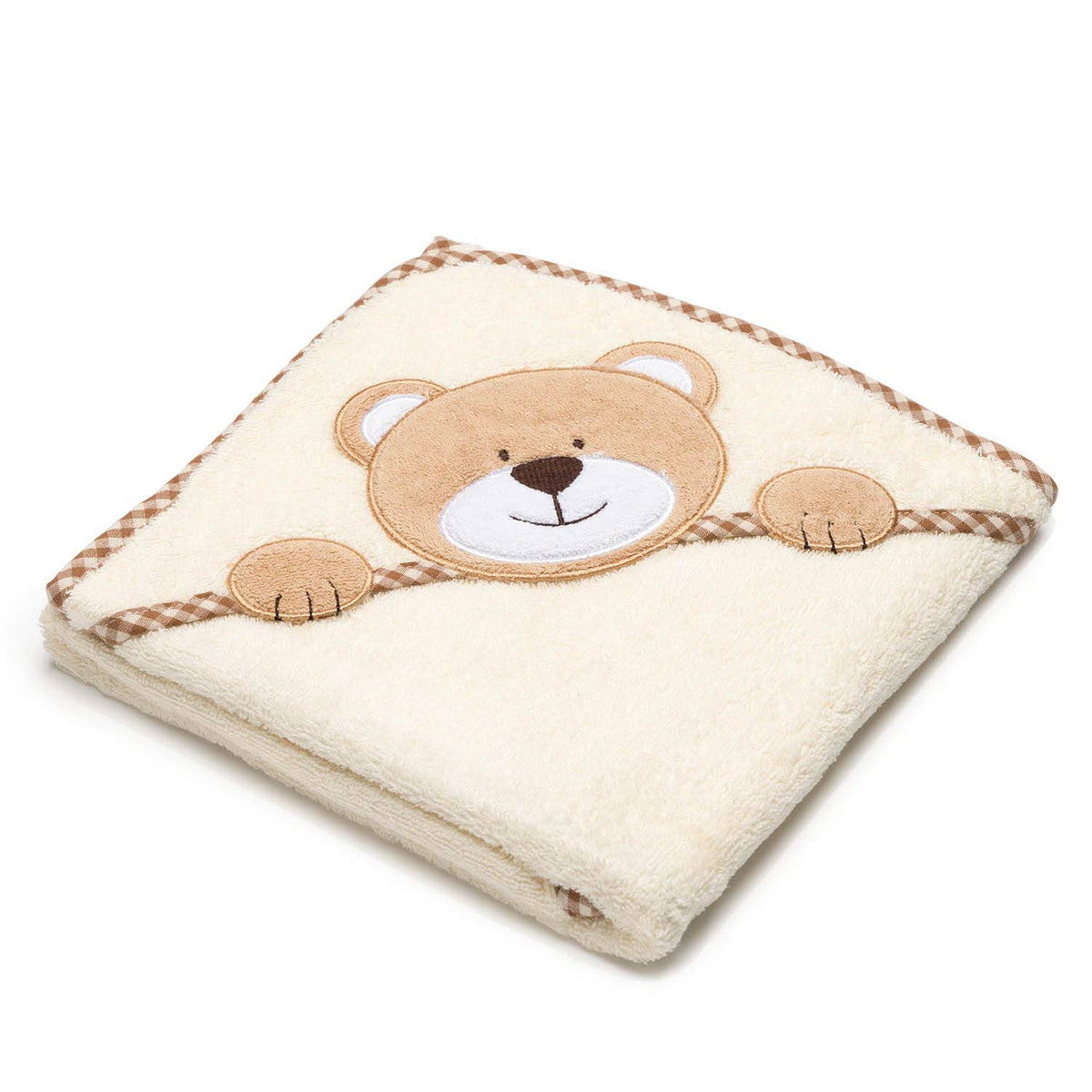 all Kids United Baby Kapuzenhandtuch – 100% Baumwolle Affen-Design – PT01