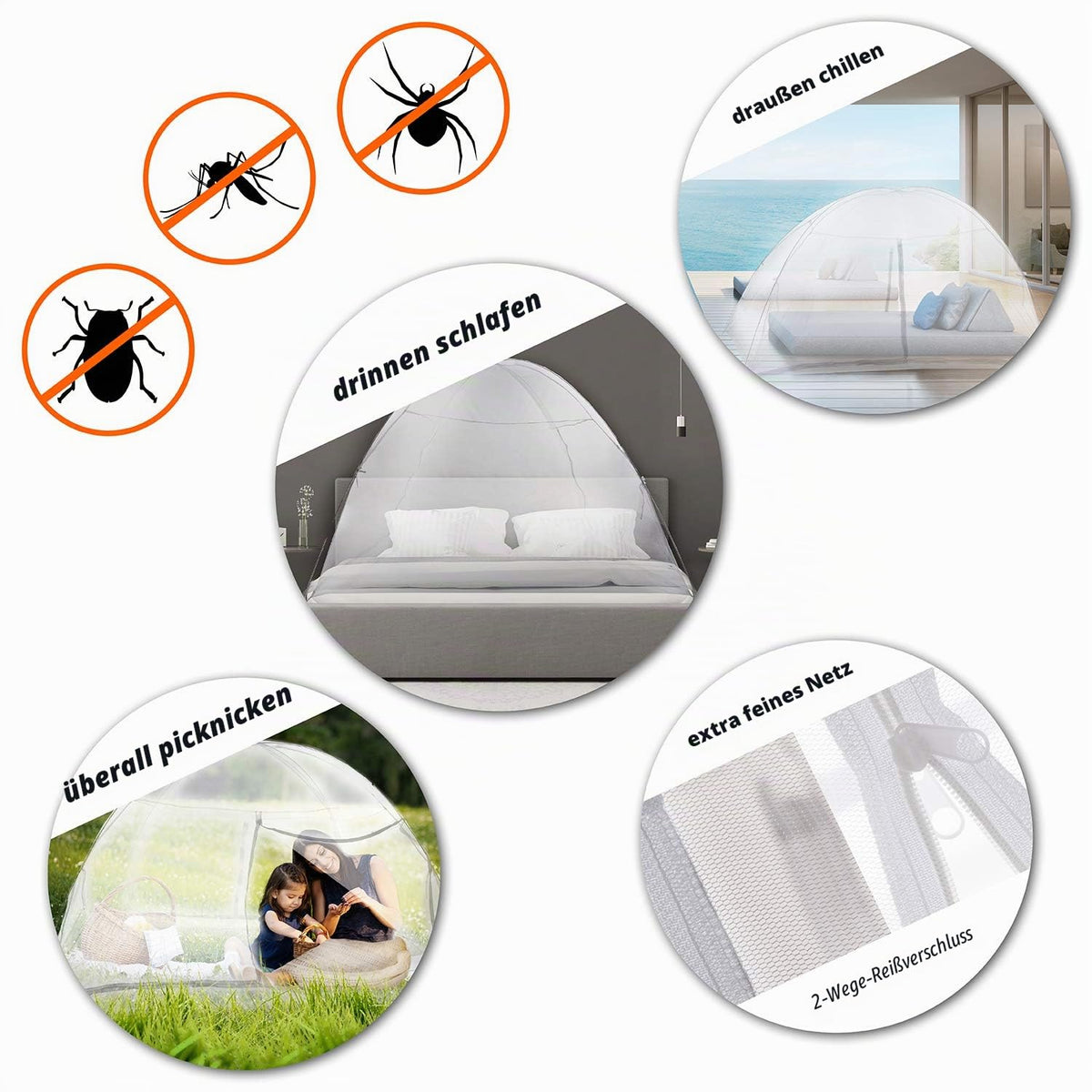 Pop-Up Moskitozelt – PT05