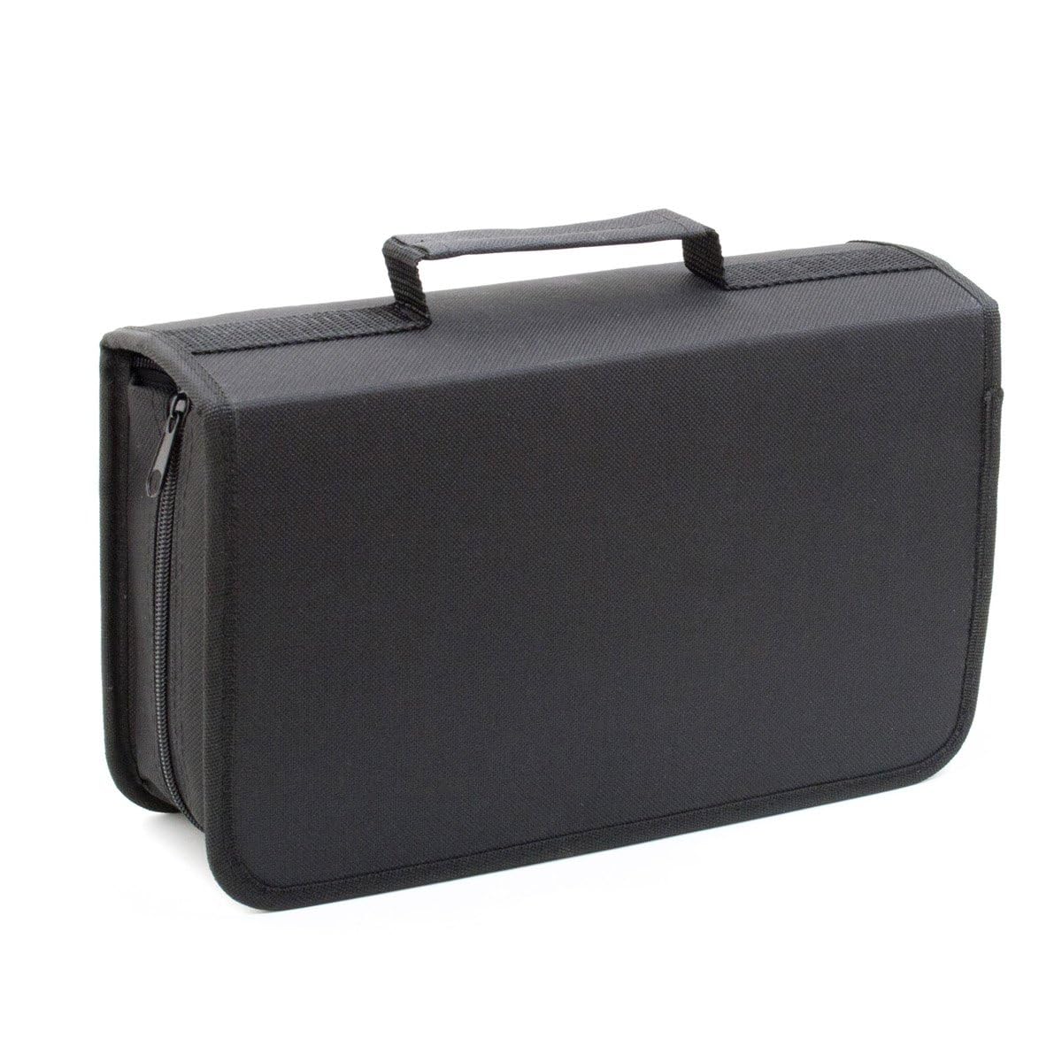 CD-Tasche für 40 CDs & DVDs - Robuster Disc-Organizer mit Reißverschluss – PT02