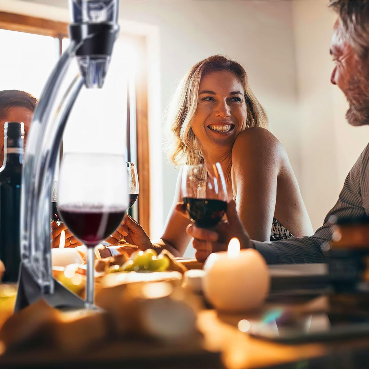 Weinbelüfter mit Ständer - Premium Wein-Dekanter für sofortigen Genuss – PT03