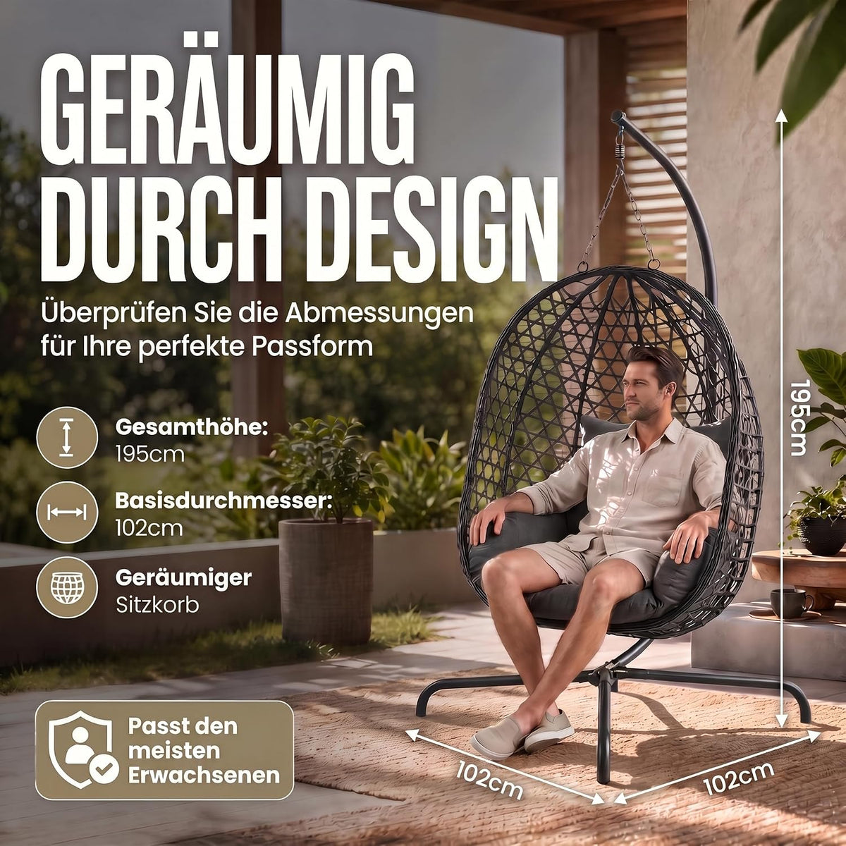 Schwebeliege Grau – Produktansicht 5 #Farbe_Grau