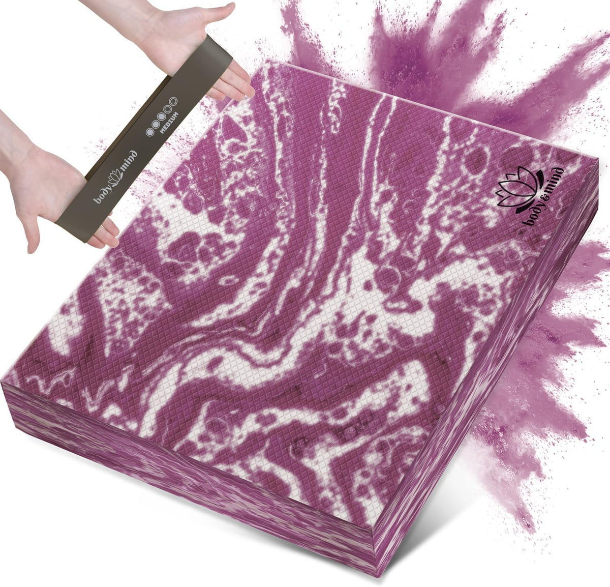 Balance-Pad Violett – Detail 9 #Farbe_Violett