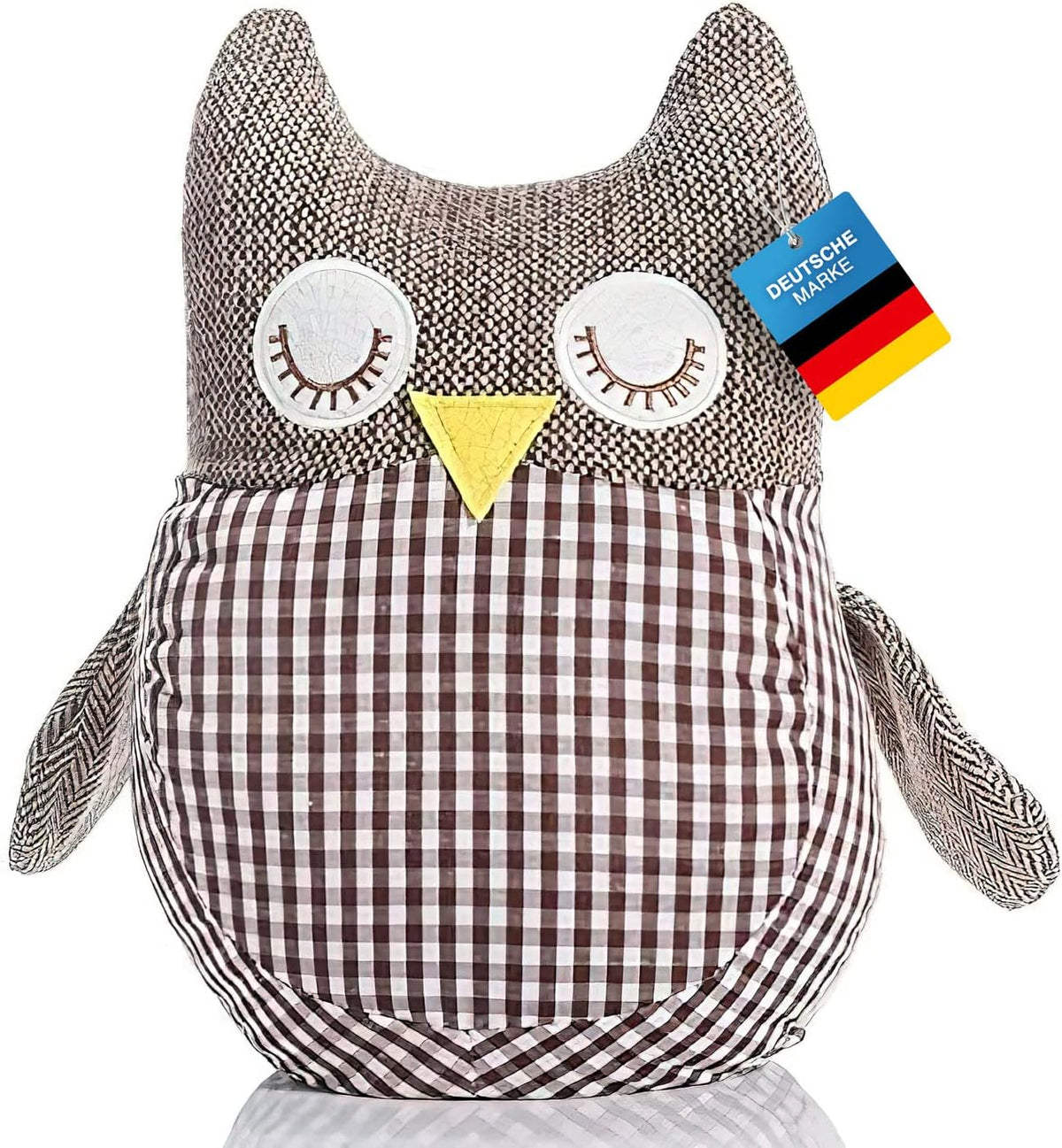 Eule Türstopper - Dekorative Tier-Türpuffer aus Stoff