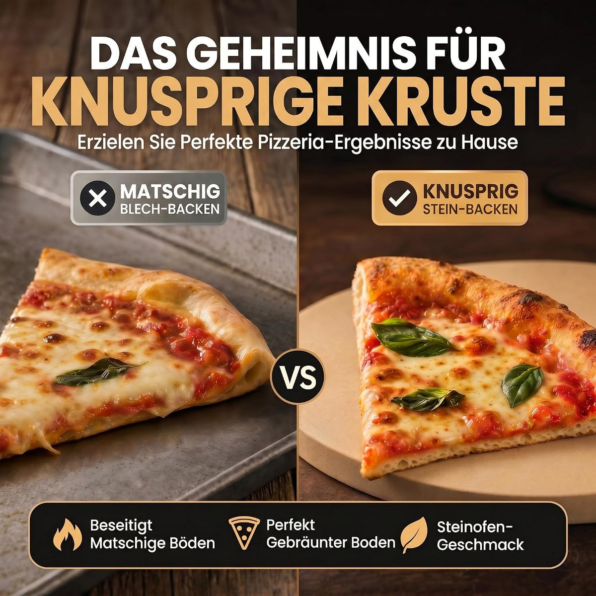 Pizzastein für Backofen & Gasgrill #Variante_Rund