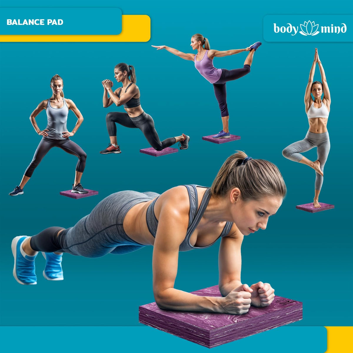 Balance-Pad Violett – Detail 2 #Farbe_Violett