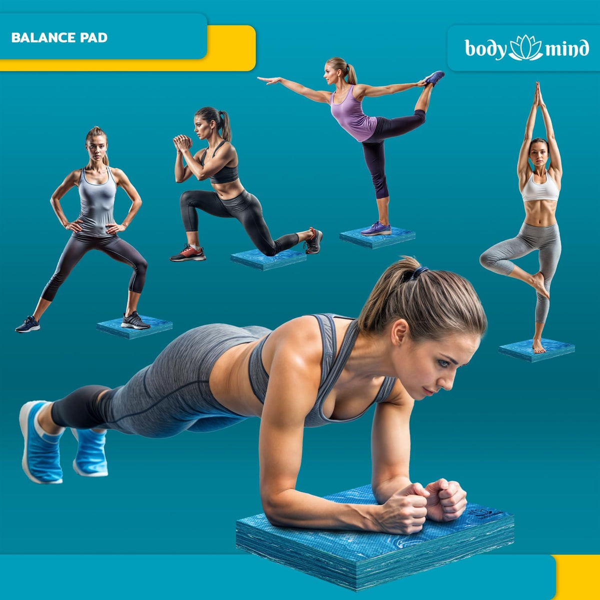 Balance-Pad Blau – Detail 2 #Farbe_Blau