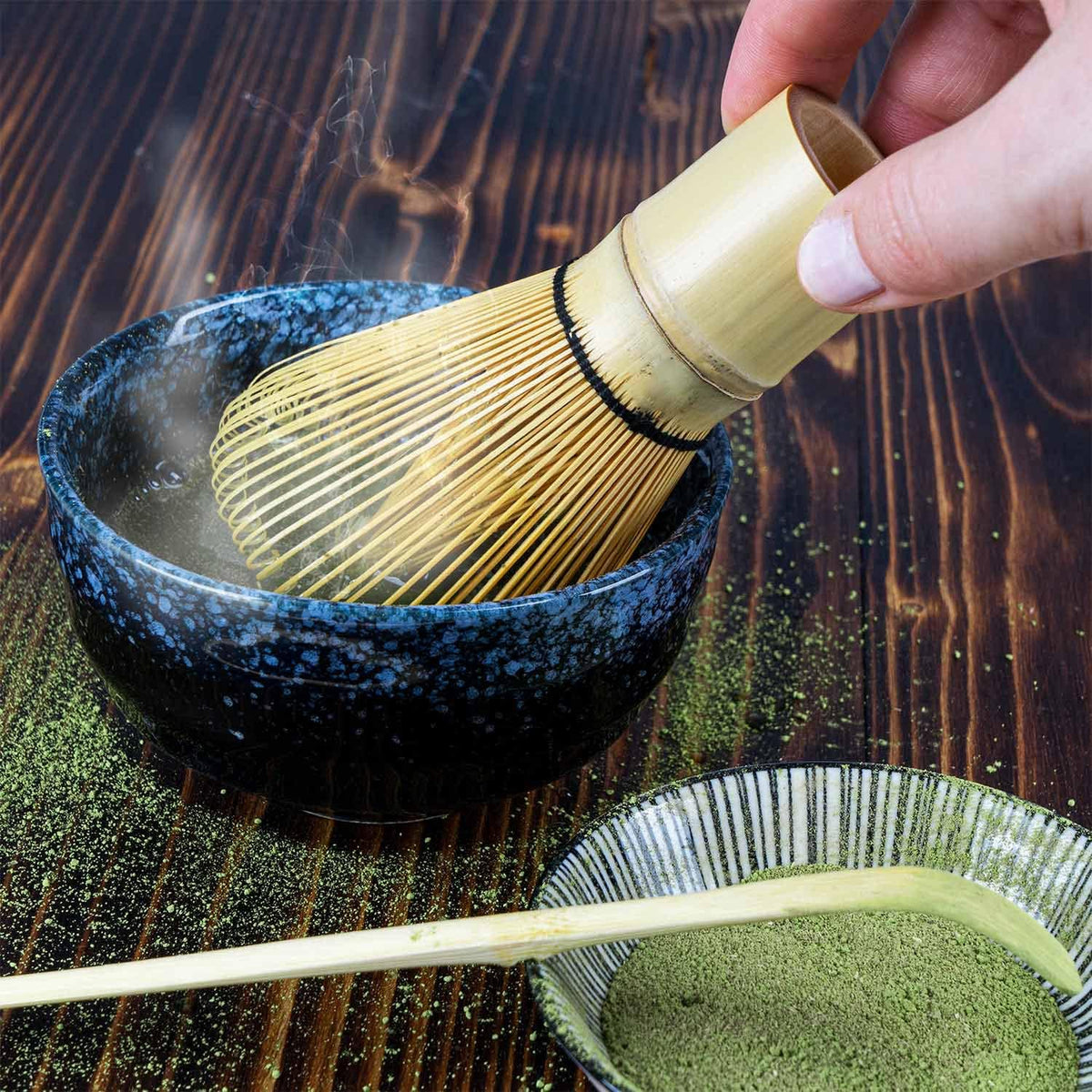 Luxus Matcha Tee-Set Deluxe - Traditionelles Teezeremonie-Set #Variante_Tee Set