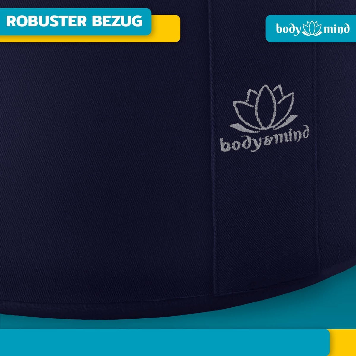 Yoga Meditationskissen - Ergonomisches Bodenkissen zur Entspannung #Farbe_Blau