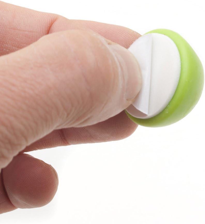 6x Kabelclips für Schreibtisch - Selbstklebende Kabelhalterung #Farbe_Bunt