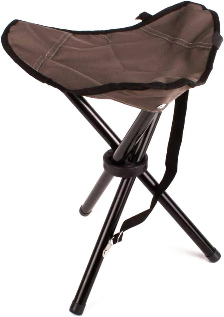 Camping-Hocker – Klappbarer Dreibeinhocker für Festivals & Outdoor #Variante_Standard #Anzahl_1