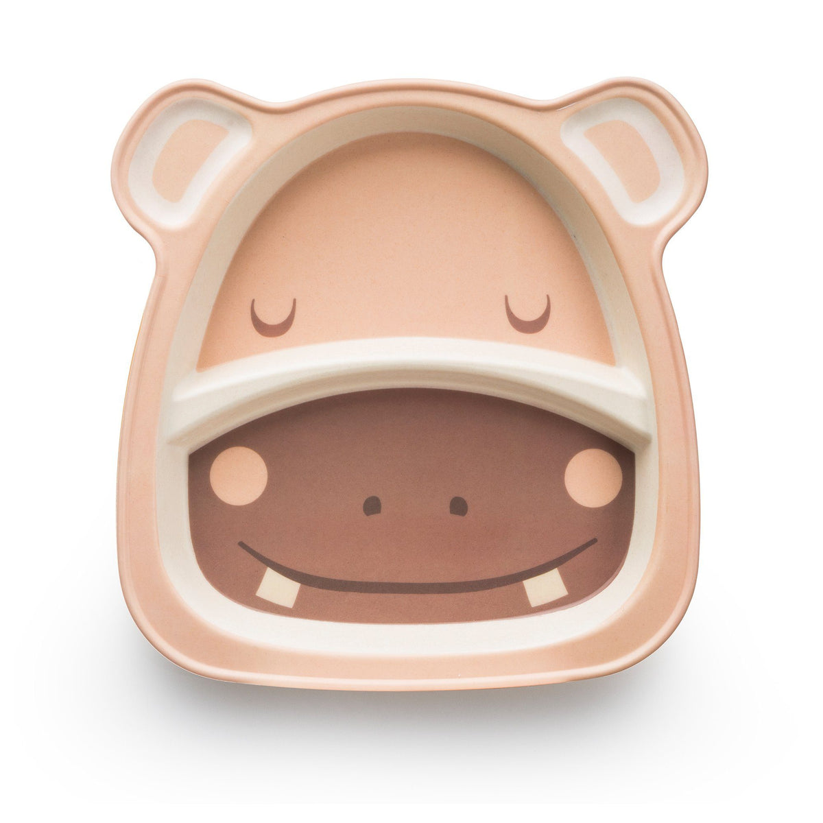 Rutschfestes 5-teiliges Kindergeschirr-Set - BPA-frei & Nachhaltig #Variante_Hippo