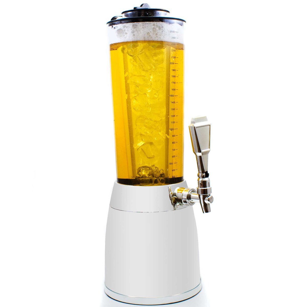 Biertower 4L Trinksäule mit Kühlung – Party-Zapfsäule für Bier & Drinks – Deluxe Set – SKU 8178175 – PT01 #Variante_Deluxe Set