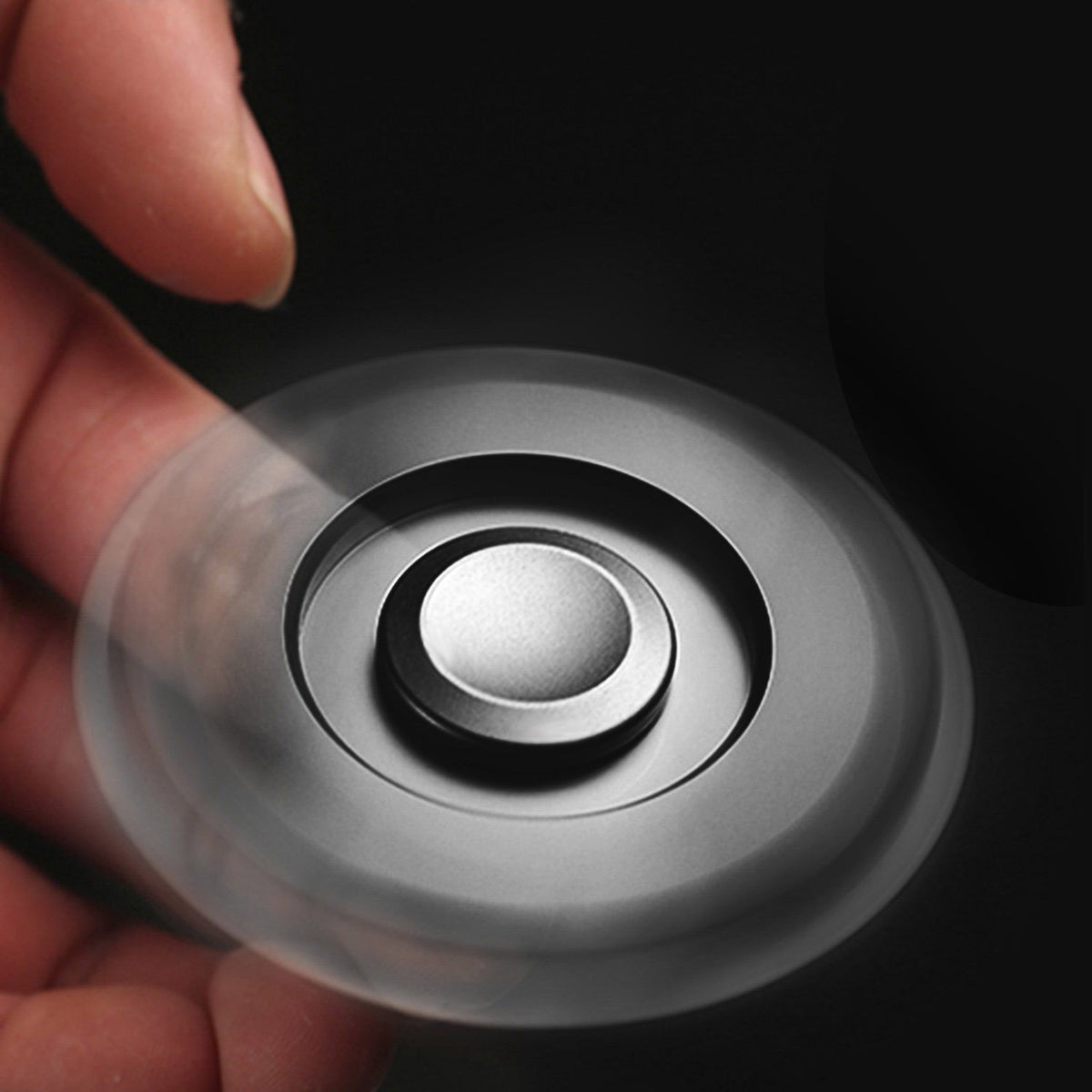 Luxus Fidget Spinner – Schwarz #Farbe_Schwarz