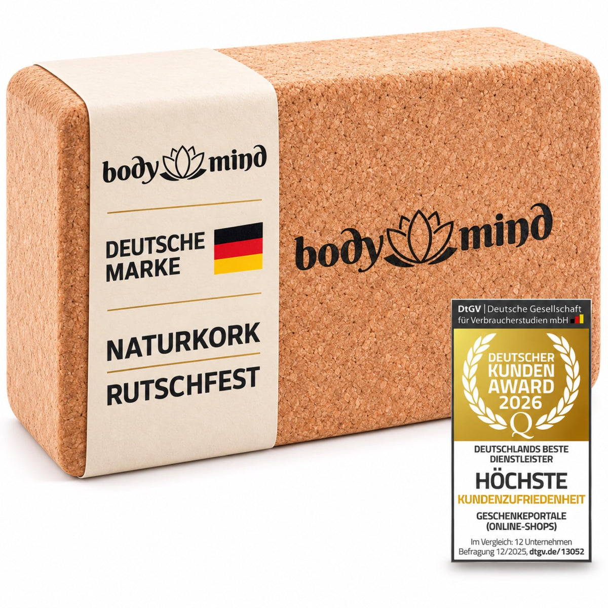 Einzelner Yoga-Block aus Kork – Hauptbild #Variante_Einzel