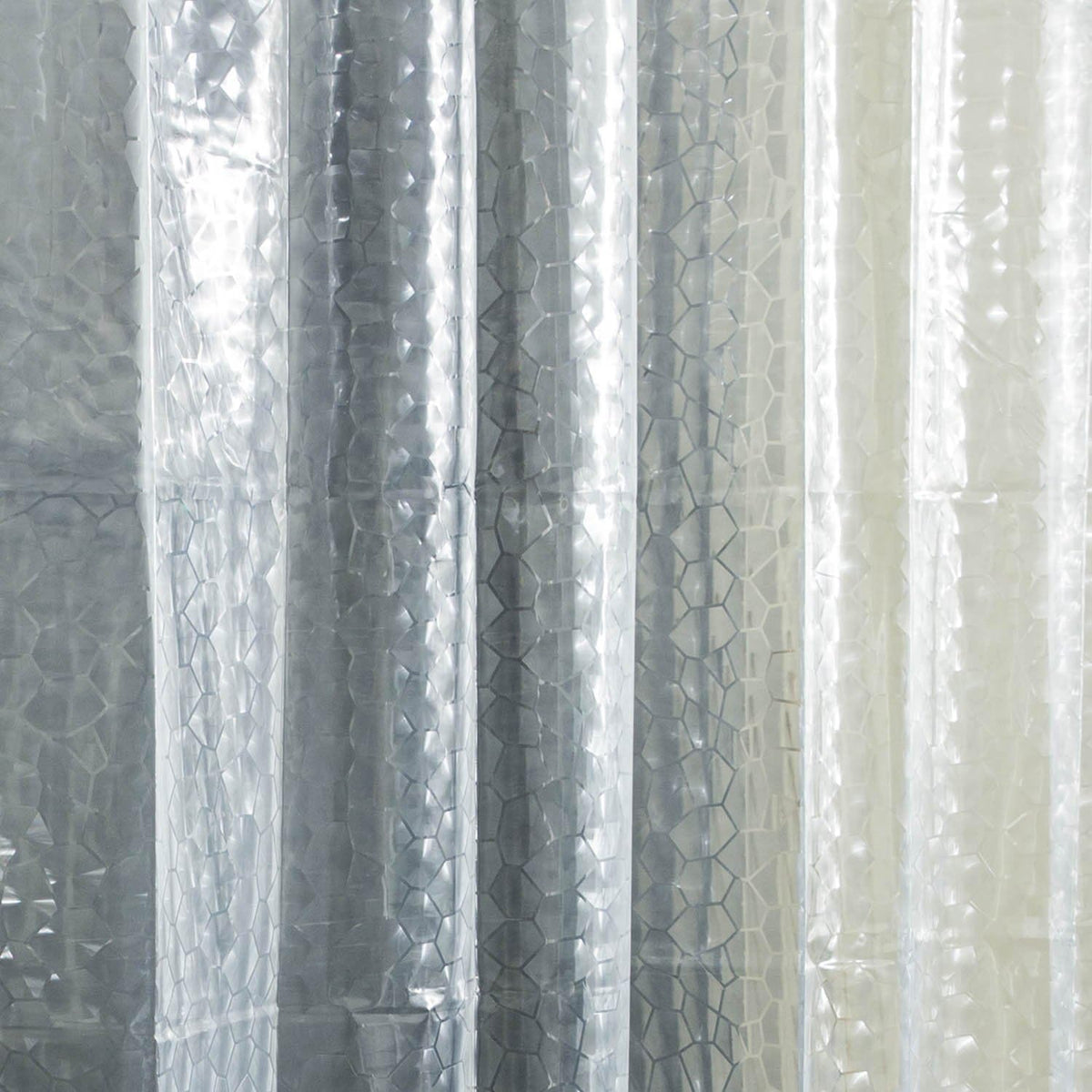 Transparenter Duschvorhang 180x180 cm - Wasserfest mit Magneten