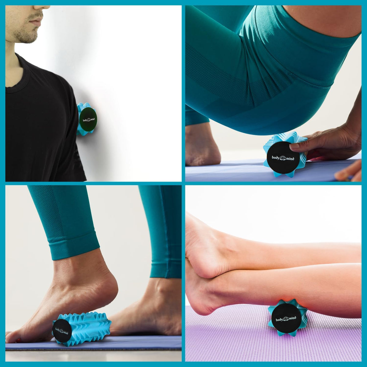Body & Mind Mini-Faszienrolle – Blau #Farbe_Blau