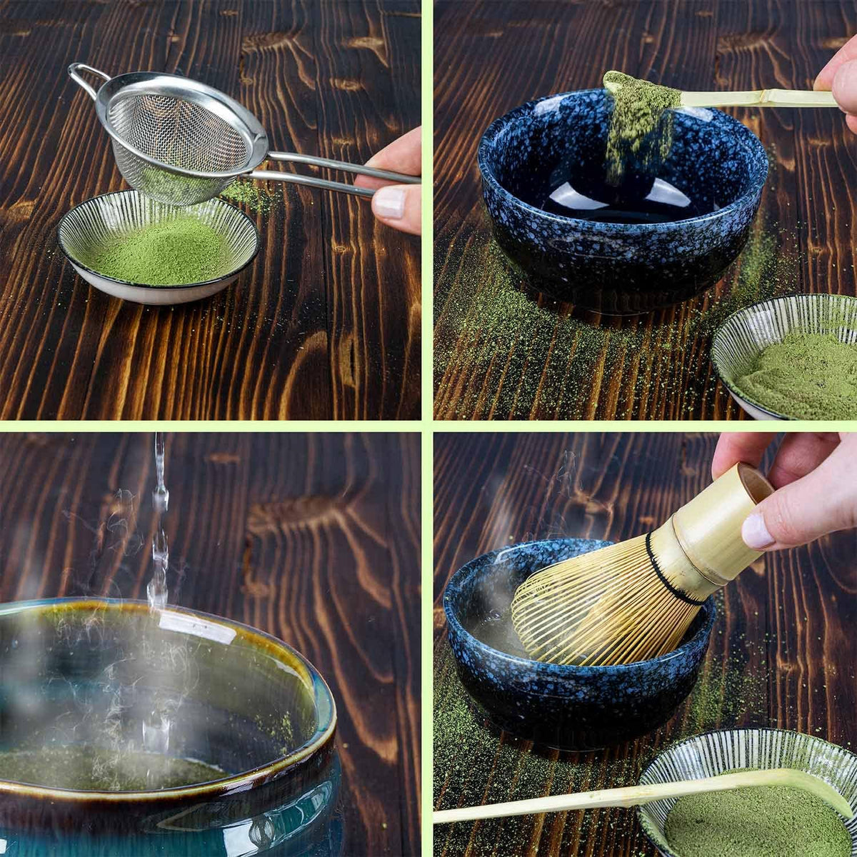 Luxus Matcha Tee-Set Deluxe - Traditionelles Teezeremonie-Set #Variante_Schüssel