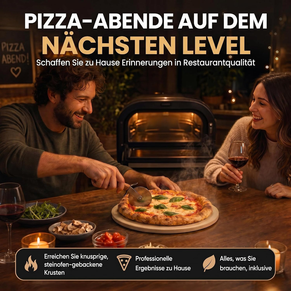 Pizzastein für Backofen & Gasgrill #Variante_Rund